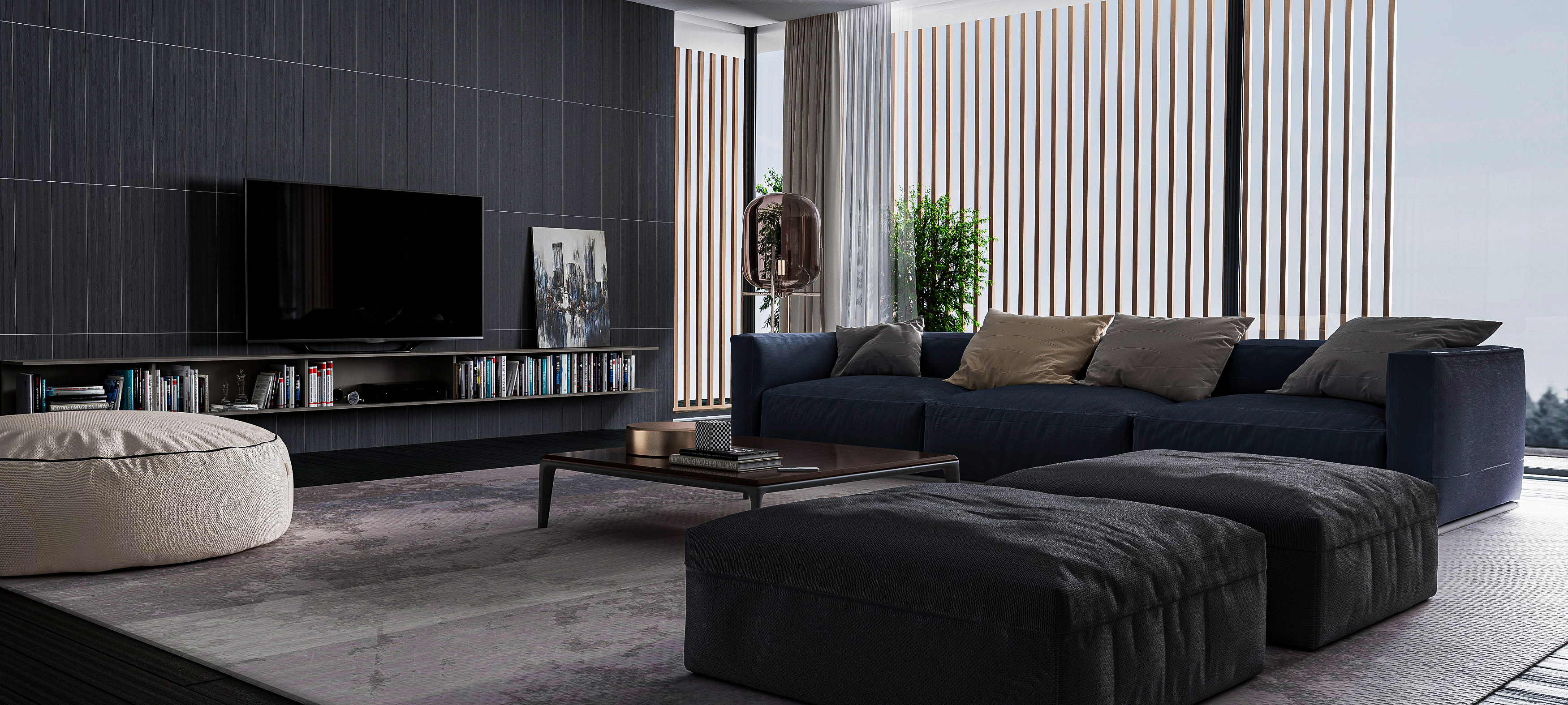 侘寂风-写实室内风格渲染-8