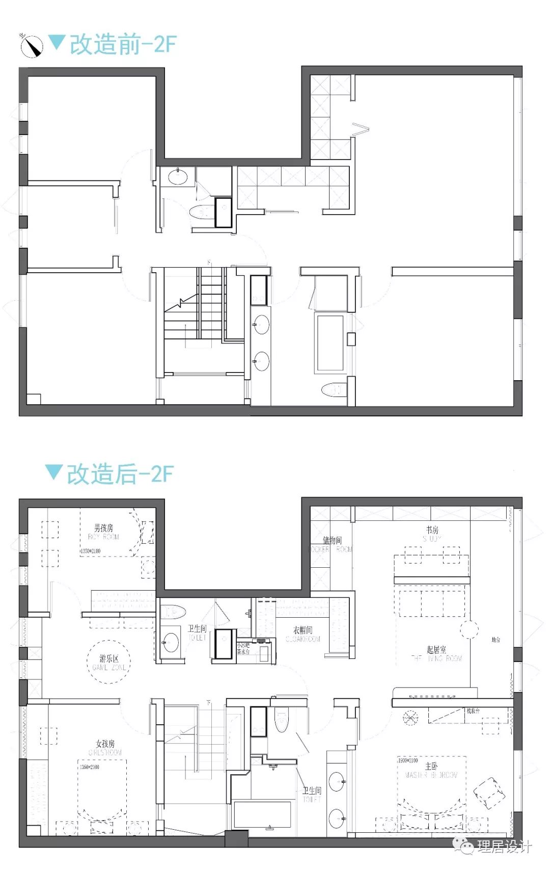 241㎡顶层楼中楼 | 儿童为核心的家，安全又童趣-65