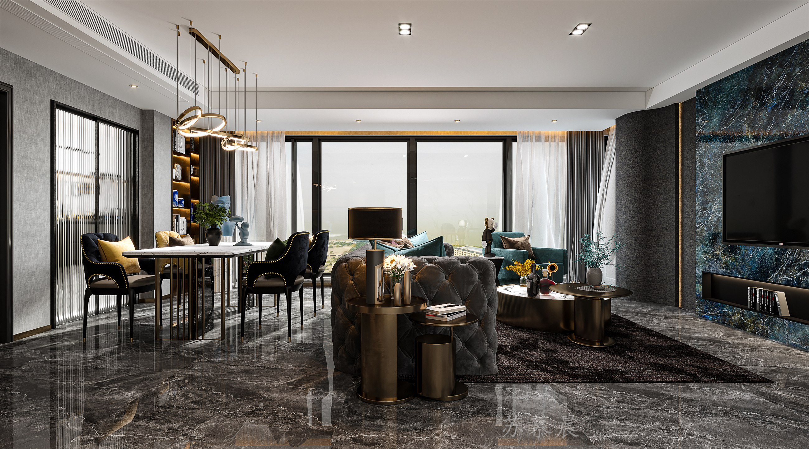 现代港式|当代人一眼就心动的装修风格-5