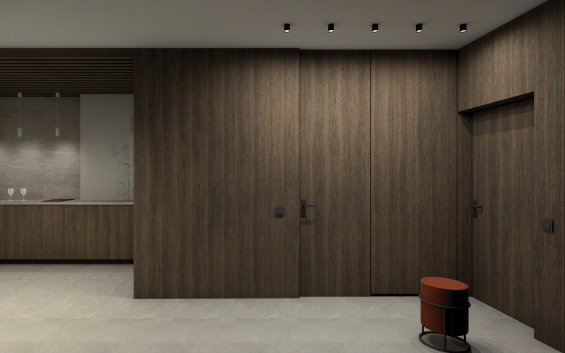 室内设计毕业设计  60平公寓设计-3