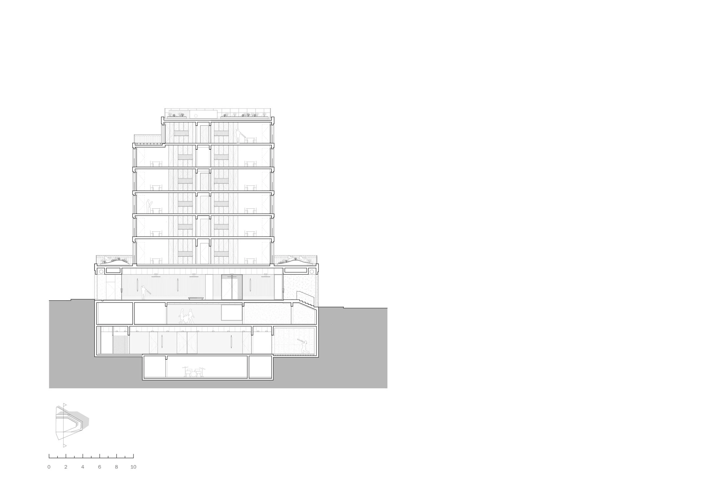 Rue Dareau 建筑丨法国巴黎丨Avenier Cornejo architectes-31