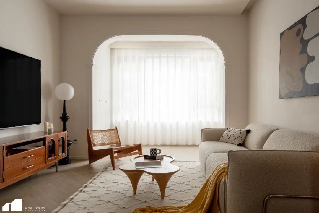 留白·私宅 · 舒适自然的轻复古之家丨留白屿下空间建筑-12