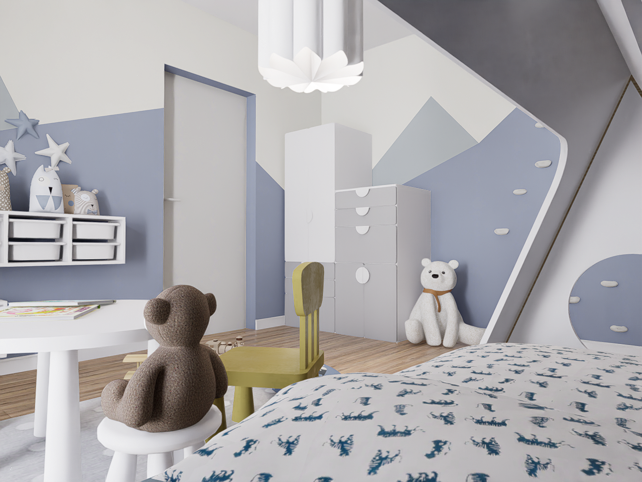 儿童房设计项目丨Wojciech Zientek（zientek.studio）-5
