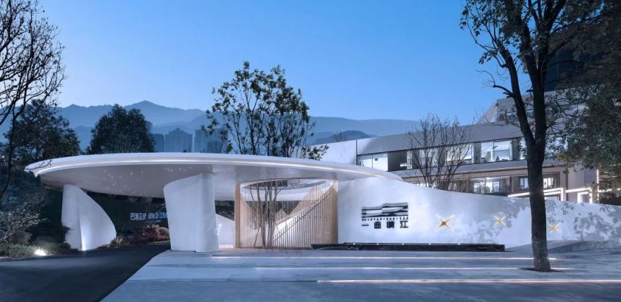 重庆弘阳融创·一曲晴江展示区 | 现代美学演绎艺术滨江-46