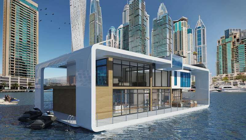 Floating Villa at Sea Palace in Dubai - Design by 4SPACE-1