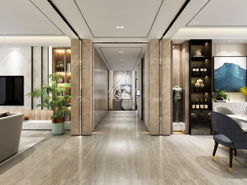 居众案例│260㎡欧式风格，典雅大气中透着不俗！-6