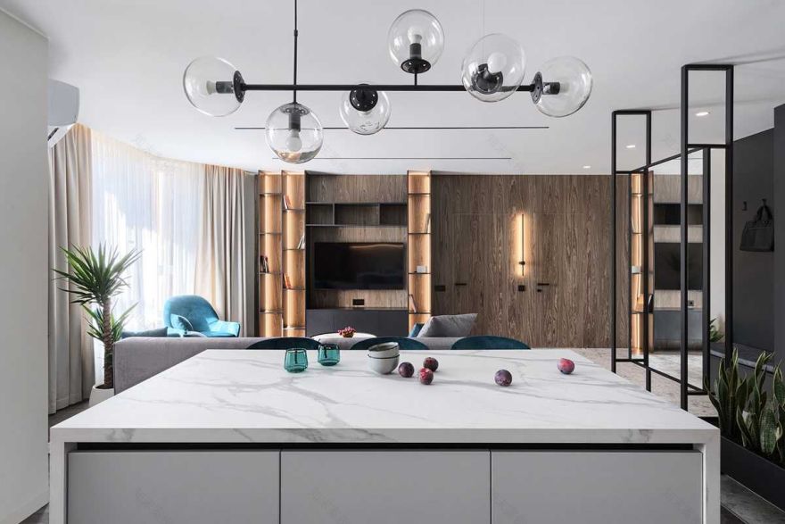 现代3室带独立餐厅公寓设计项目丨乌克兰基辅丨Suit House(乌克兰)-59