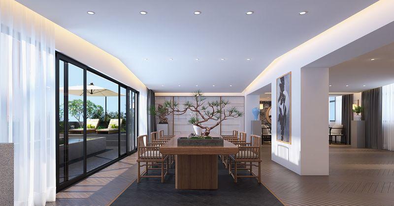 楚雄办公会所设计-61