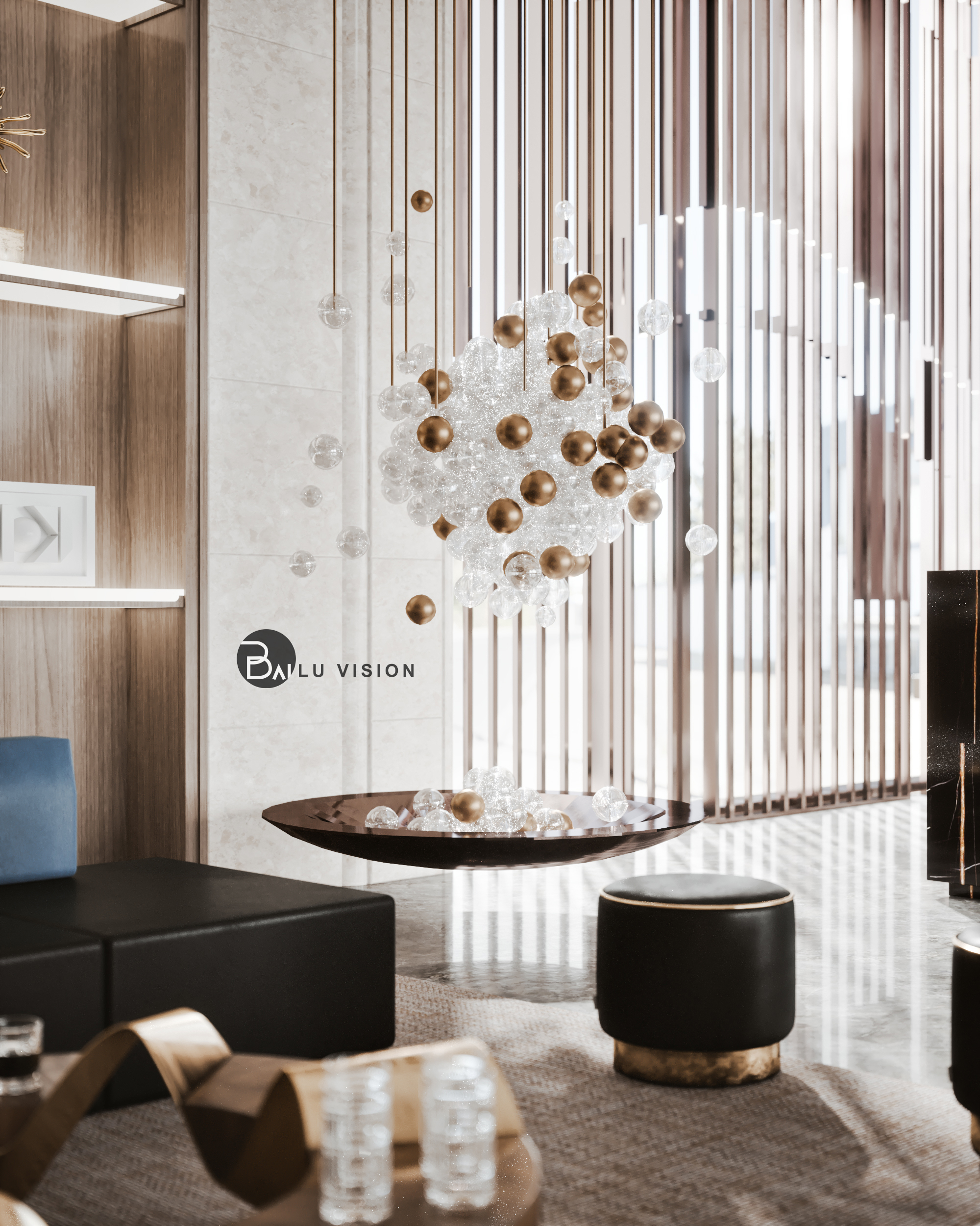 现代办公大厅设计-6