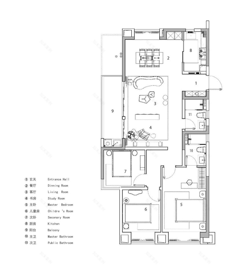 中海河映云集丨中国杭州丨未野设计-61