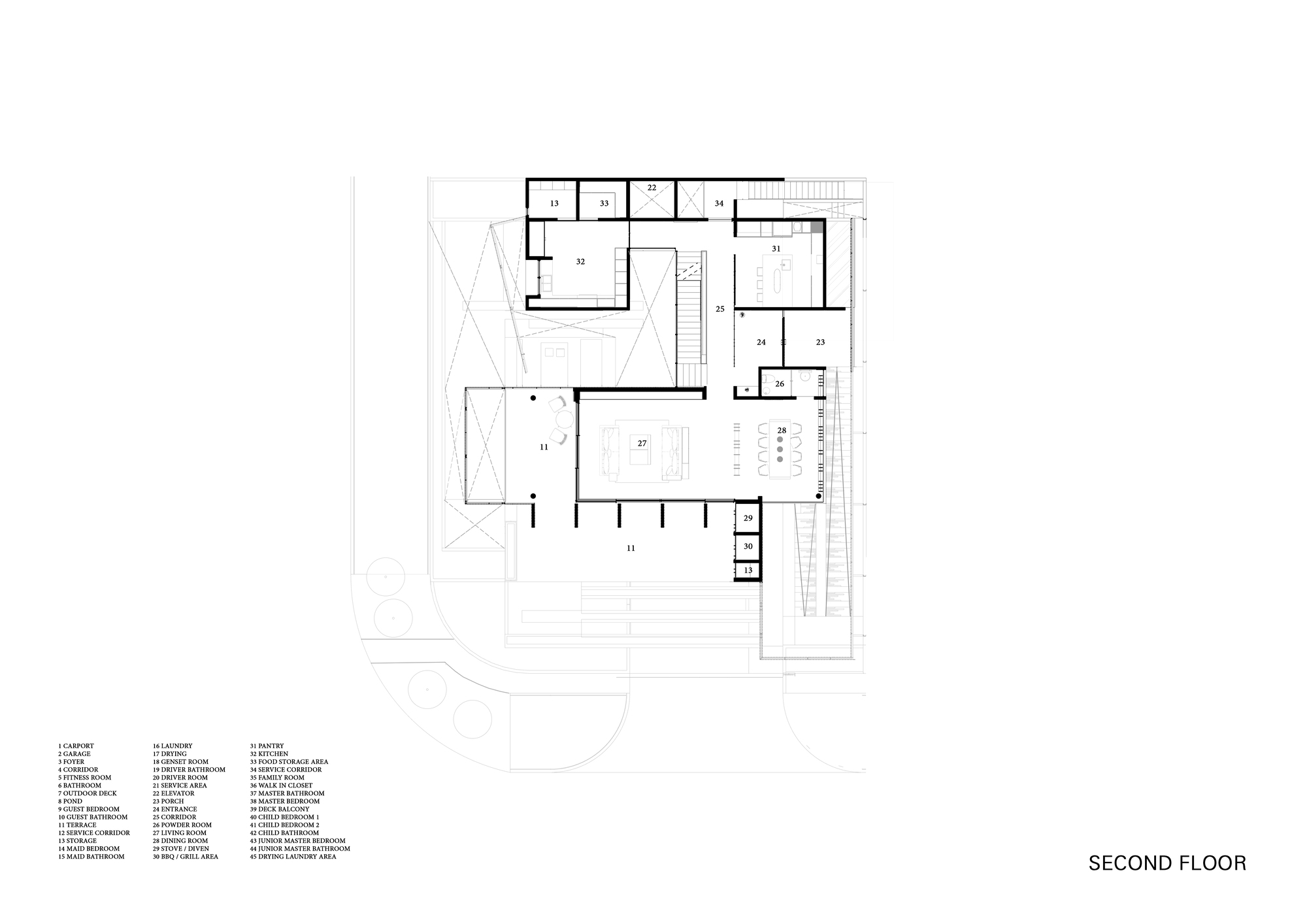 高尔夫住宅高尔夫 FN丨印度丨Gets Architects-43