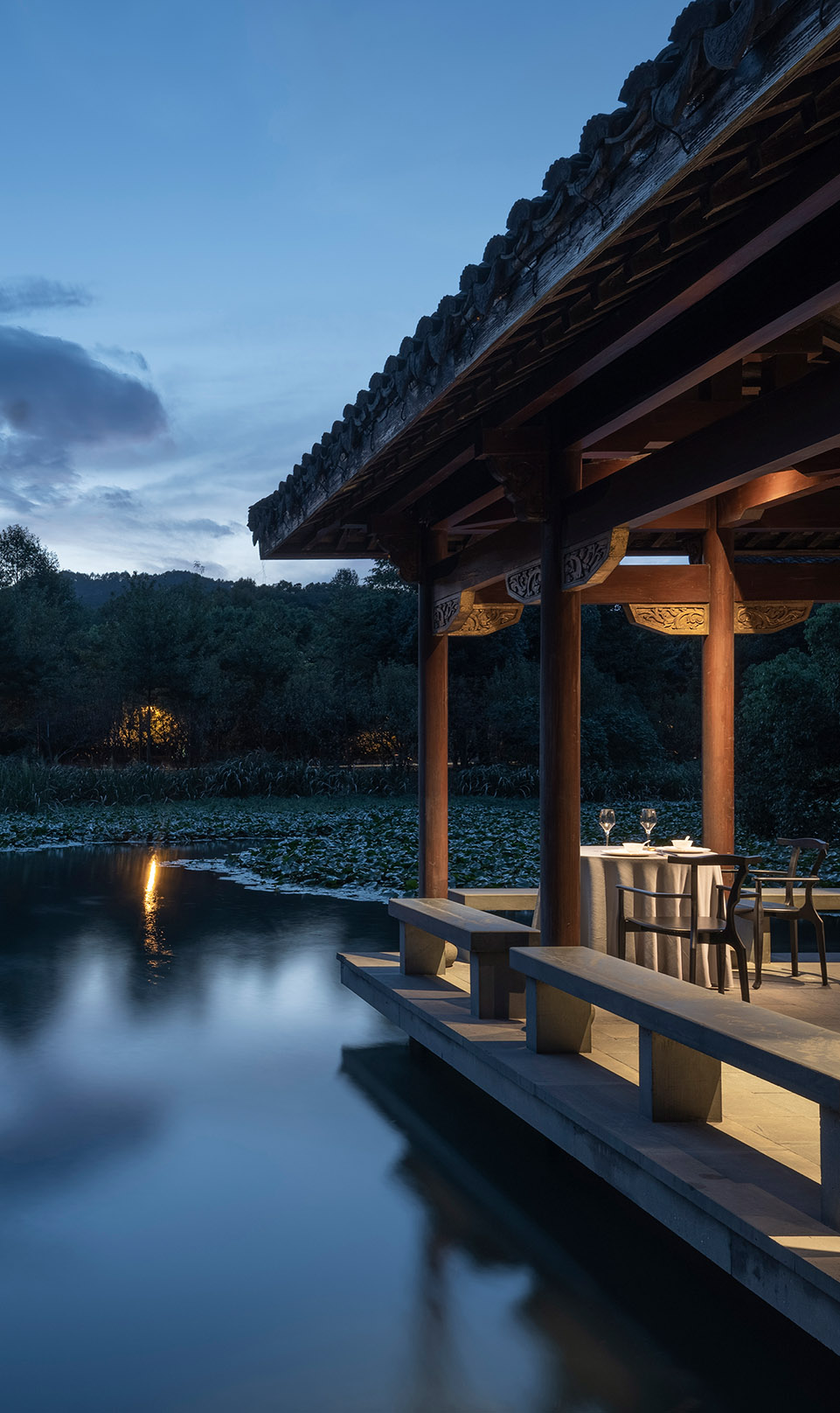 遇湖湾餐厅丨中国杭州丨慢珊瑚文旅设计-8