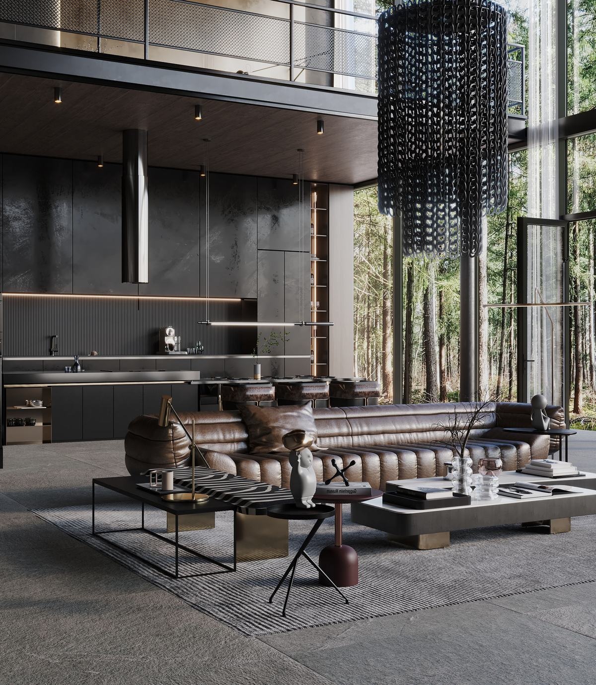 森林中的工业风度假别墅丨澳大利亚丨澳大利亚著名设计师 Sarah Habib-6