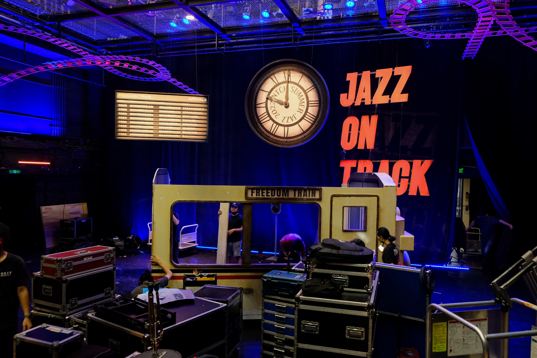 《前進吧！爵士特快車》舞台设计及制作丨山峸-27