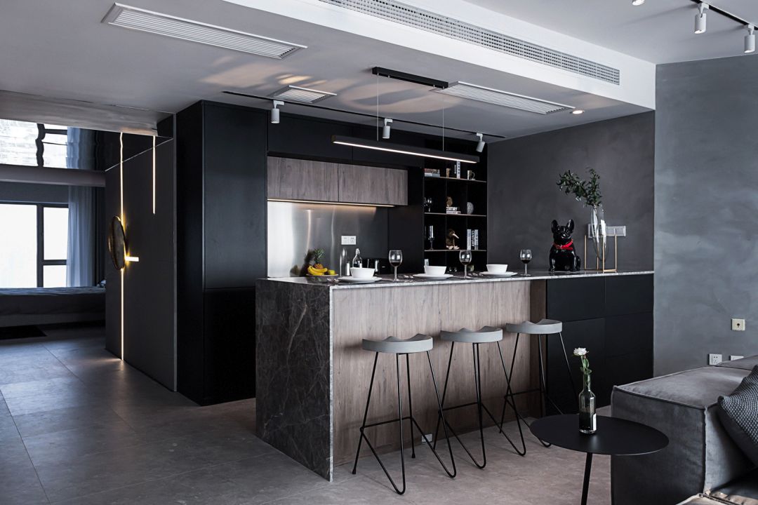 世茂滨江花园 40 万出租房装修，打造大气观景空间-141