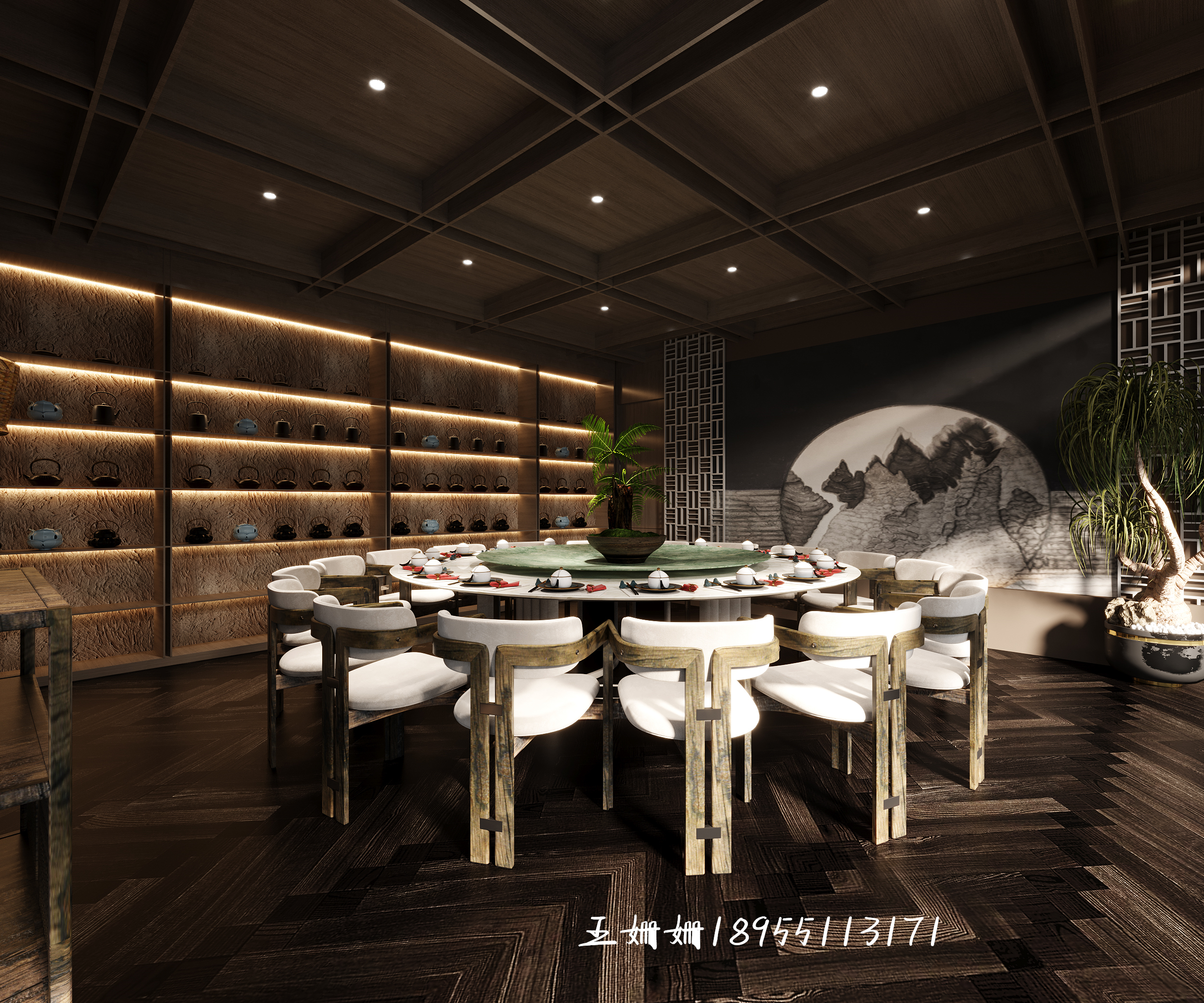  烟溪竹雨，西湖餐饮会所设计-10