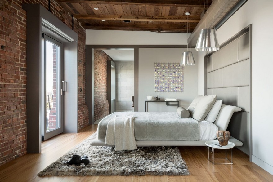 North End Loft: Combination of Three Residential Units into a Single Two-Story Loft-15