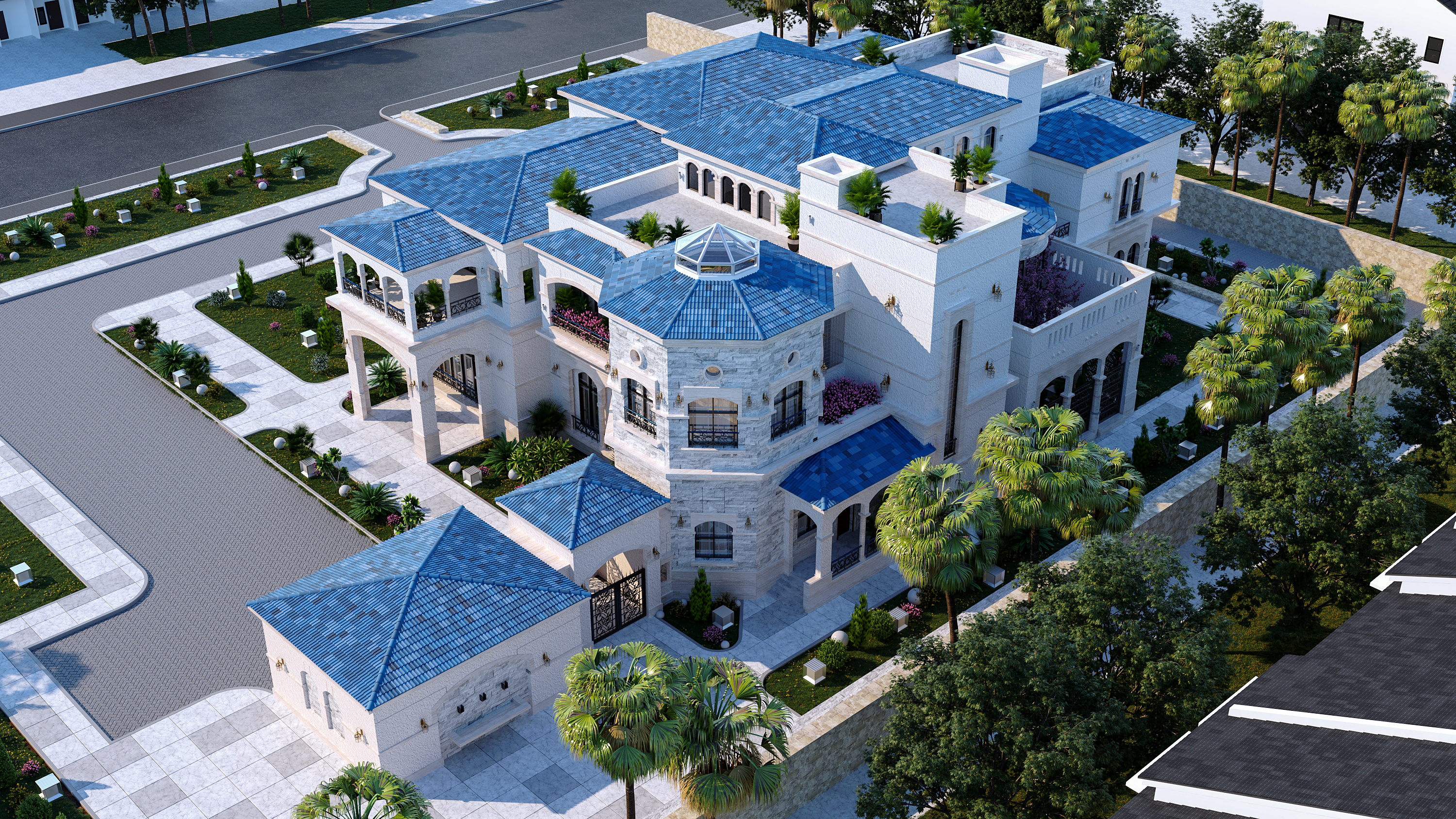 卡塔尔传统别墅丨卡塔尔多哈-23