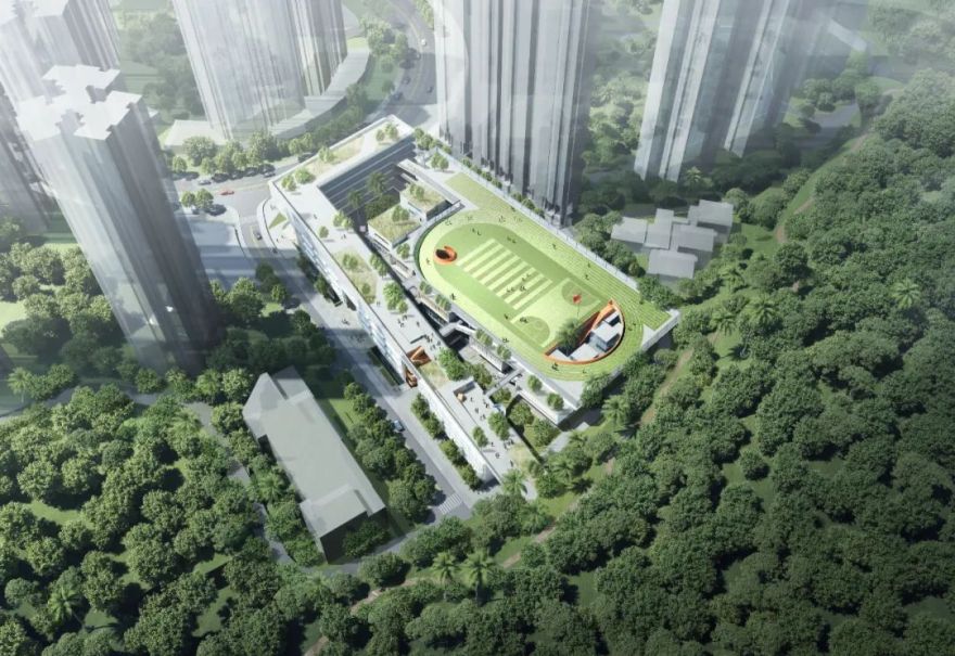 宝龙街道南约九年一贯制学校丨中国深圳丨深圳市库博建筑设计事务所有限公司-18