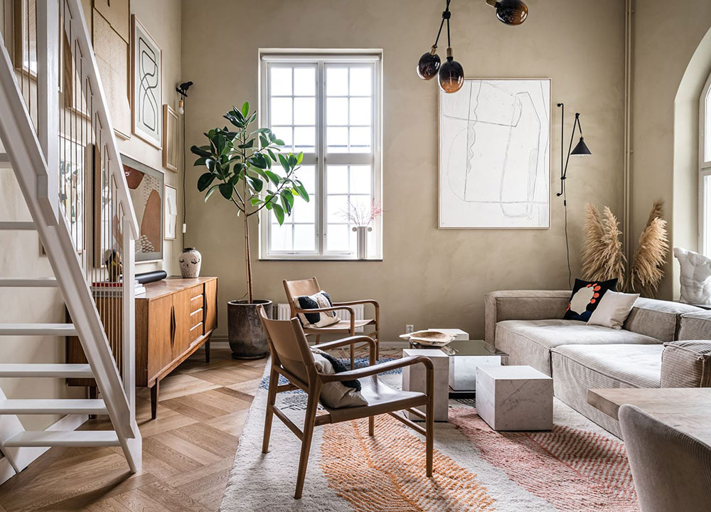 瑞典斯德哥尔摩公寓 | 新旧融合的独特设计-4