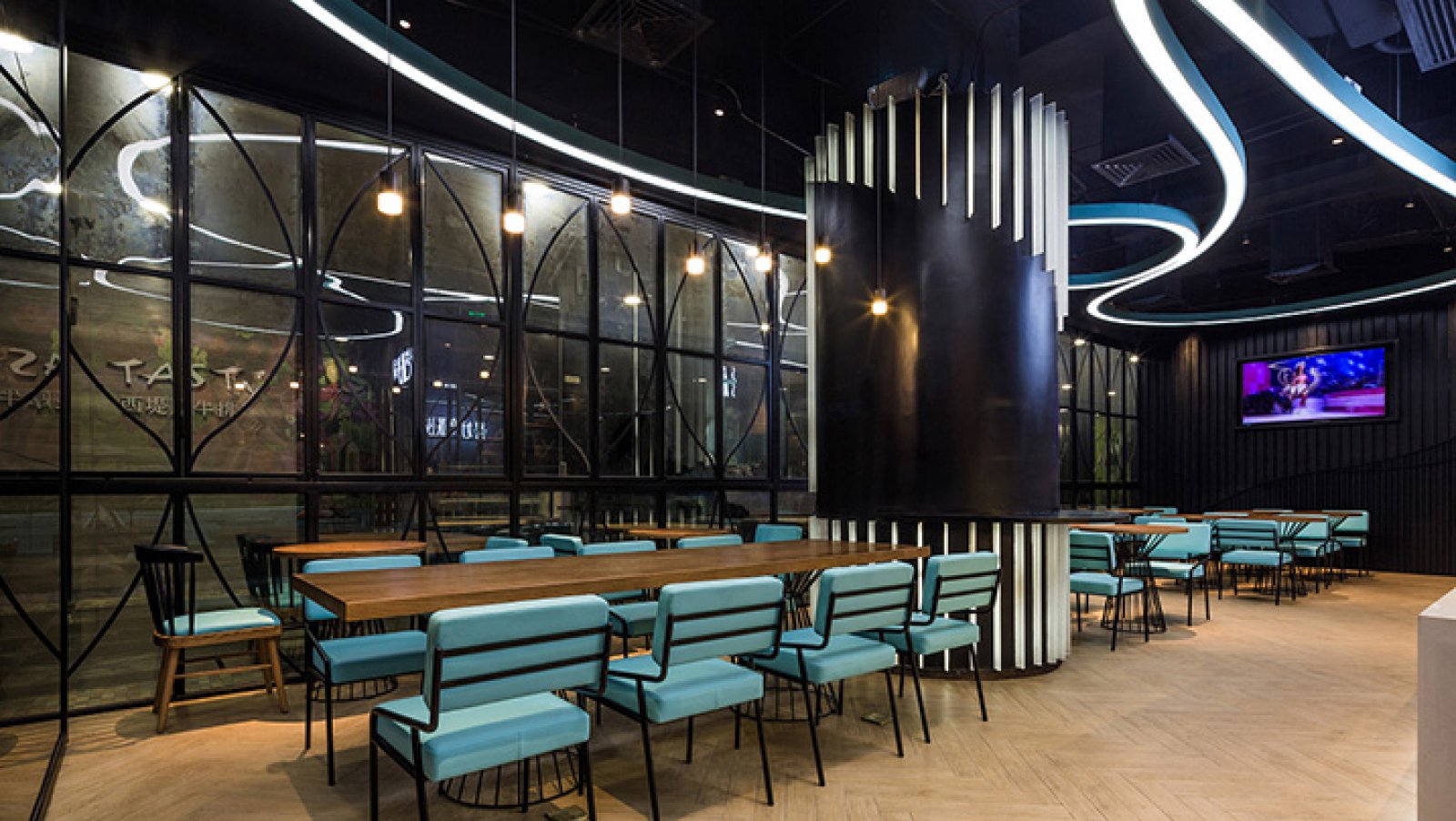 餐饮空间设计·好色派沙拉深圳中心城店-17