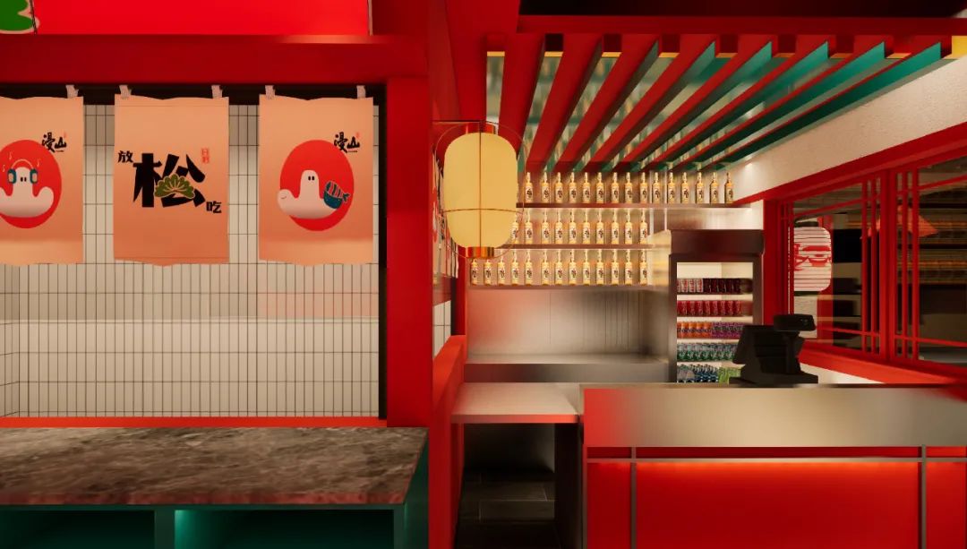 漫山日料品牌空间全案设计丨中国长沙丨由里设计-52