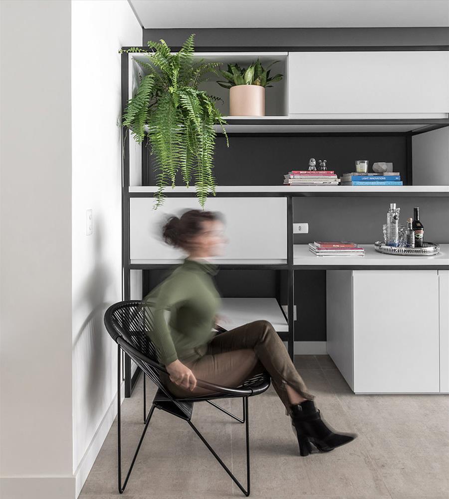 巴西 PR 公寓 | 多功能空间与自然元素的完美结合-7