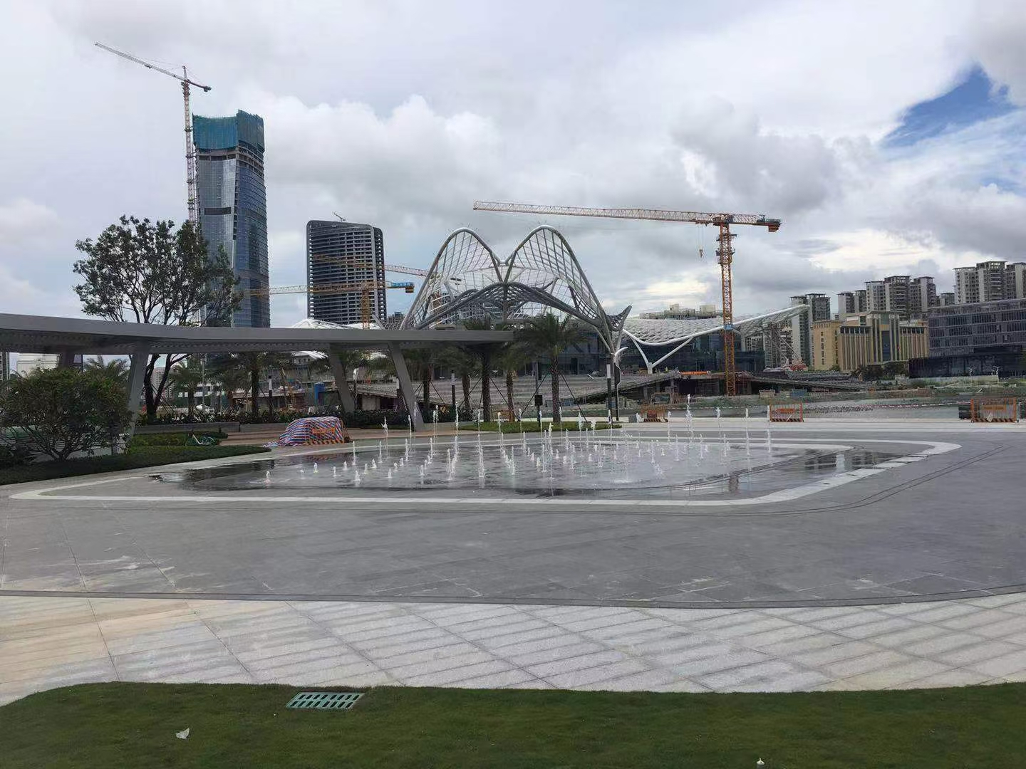 珠海金湾华发商都人造岗石工程-9