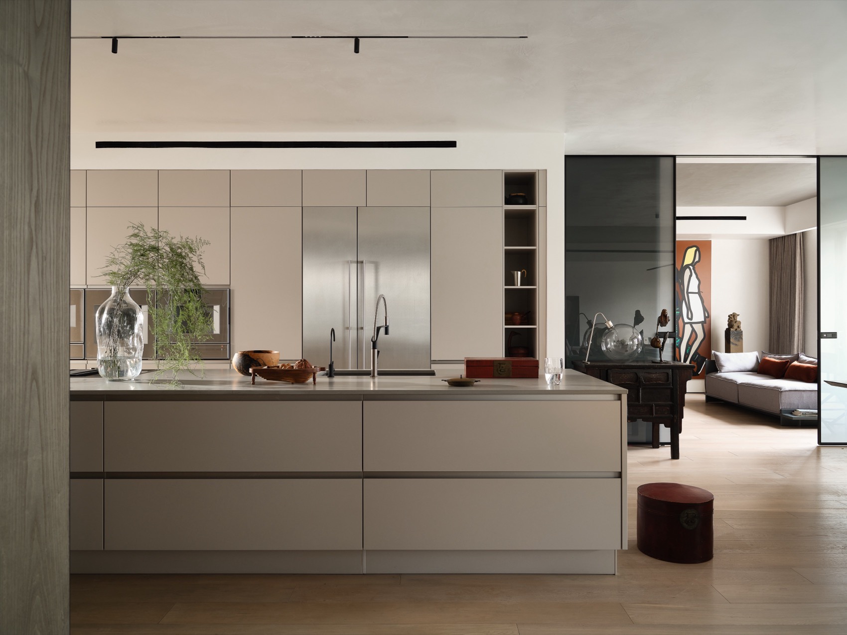 上海260平米艺术公寓设计丨中国上海丨八荒设计-24