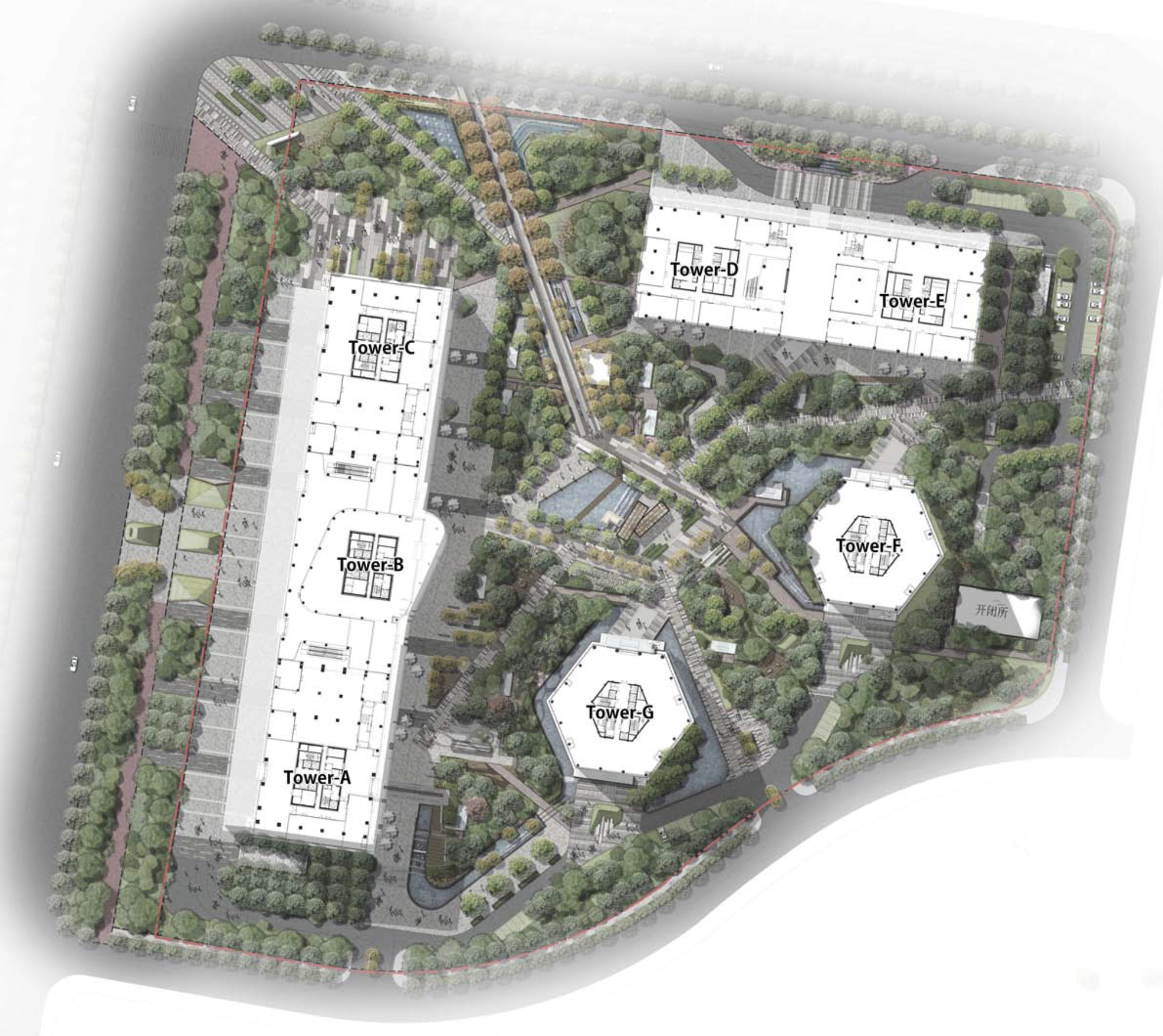 MCEC中西部商品交易中心,西安 / Interdesign Associates + Hugo Kohno Architect Associates-11