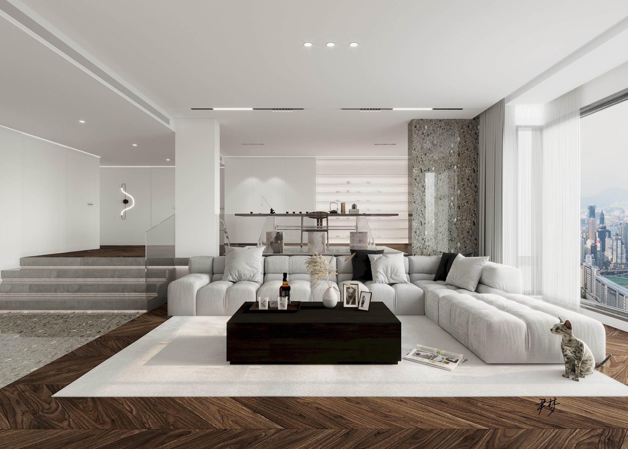 现代低调内涵空间设计-7