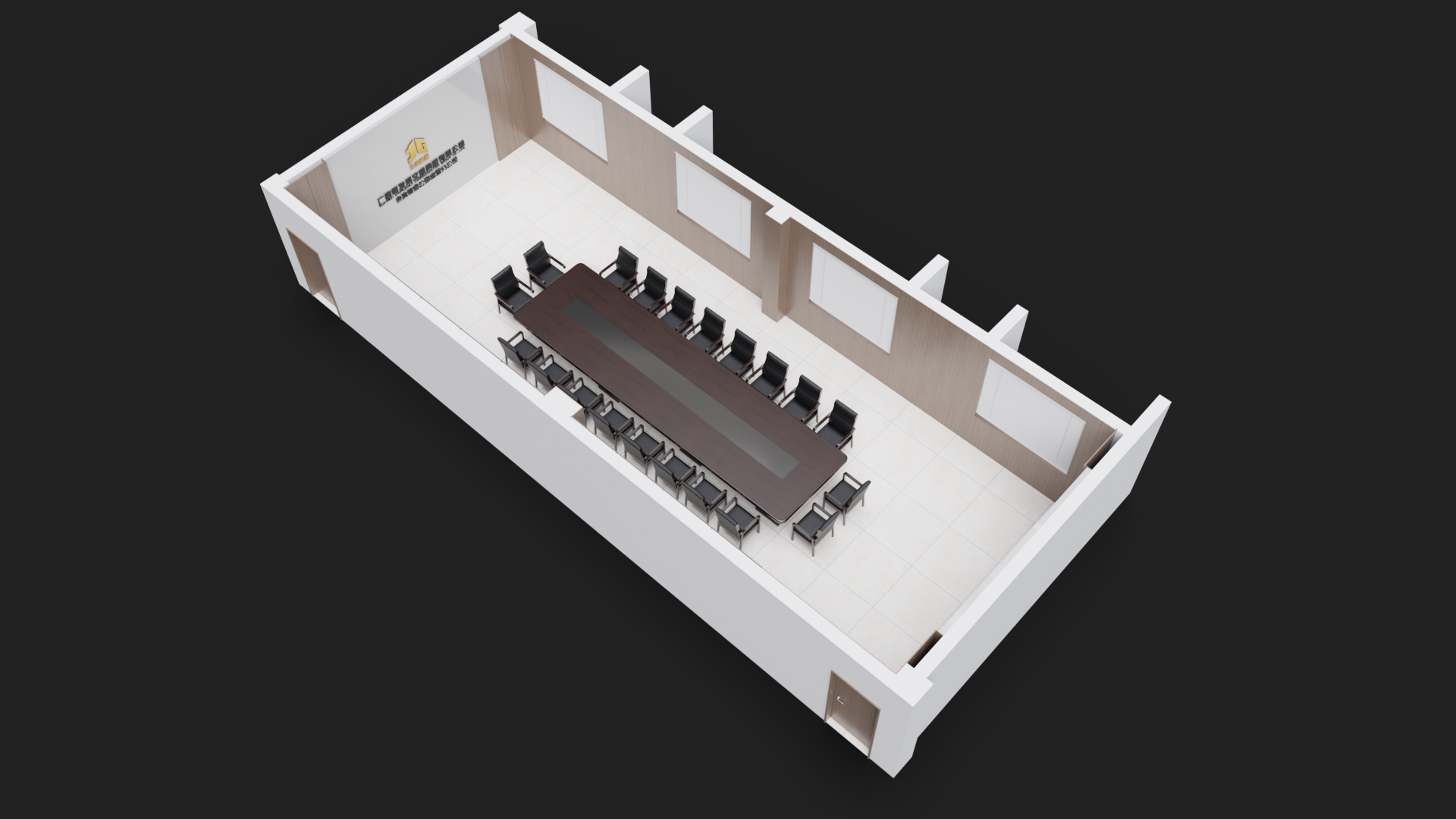 广西新发展来宾分公司办公楼文化设计丨中国来宾-11