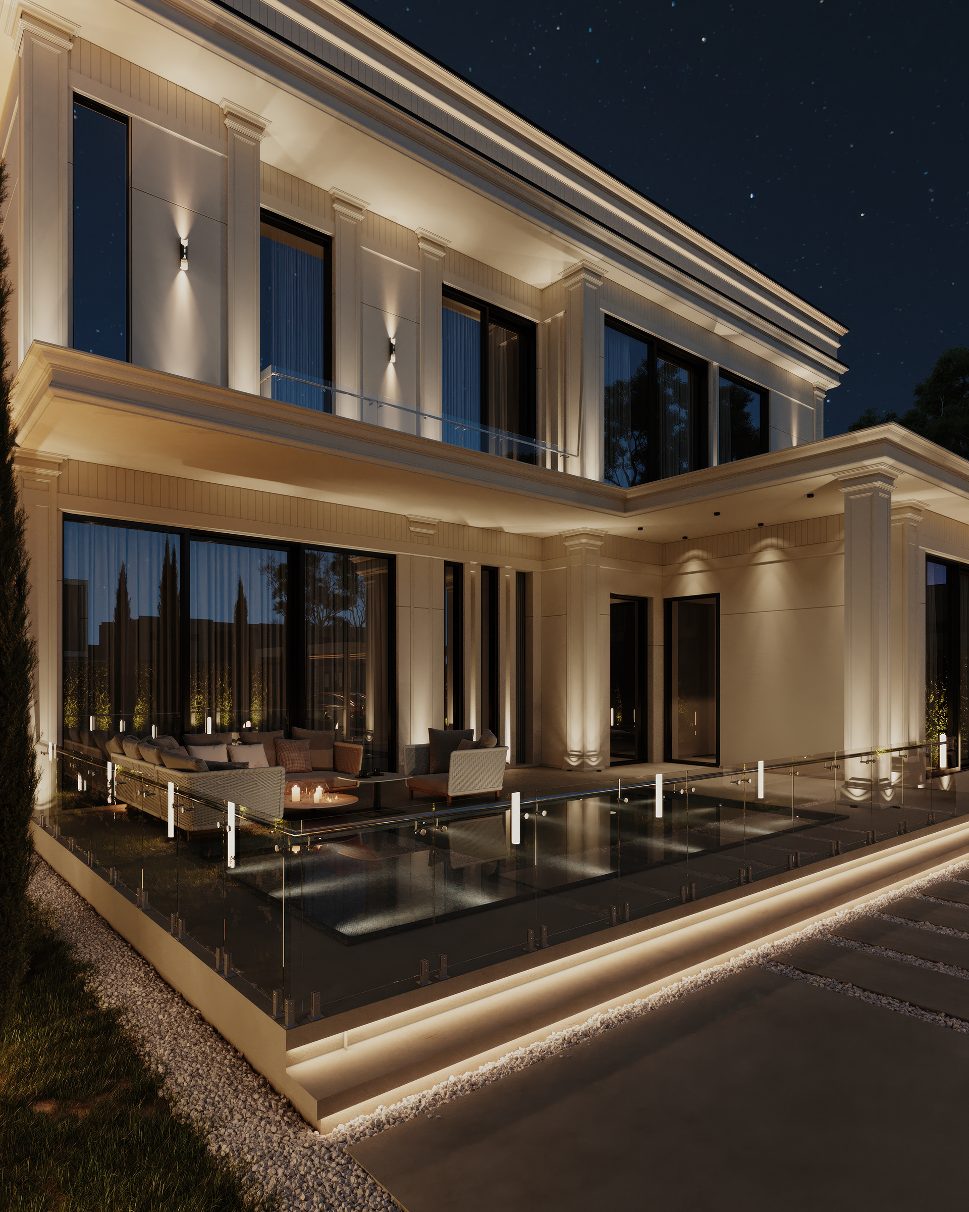 Molhum Villa Facade Design - Neo-classic Alternative-6