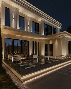 Molhum Villa Facade Design - Neo-classic Alternative