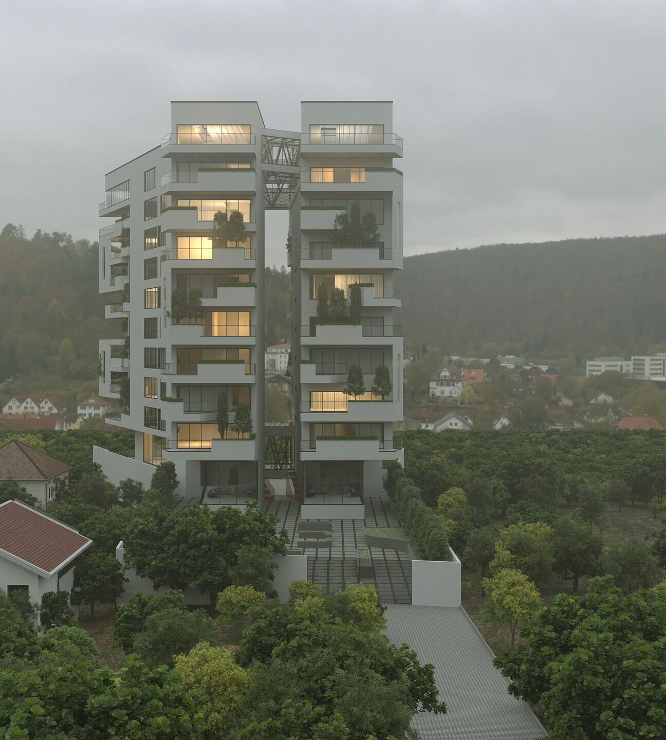 伊朗 LEMAN 住宅综合体的创新设计丨TAVANGAN Consulting Engineers-13