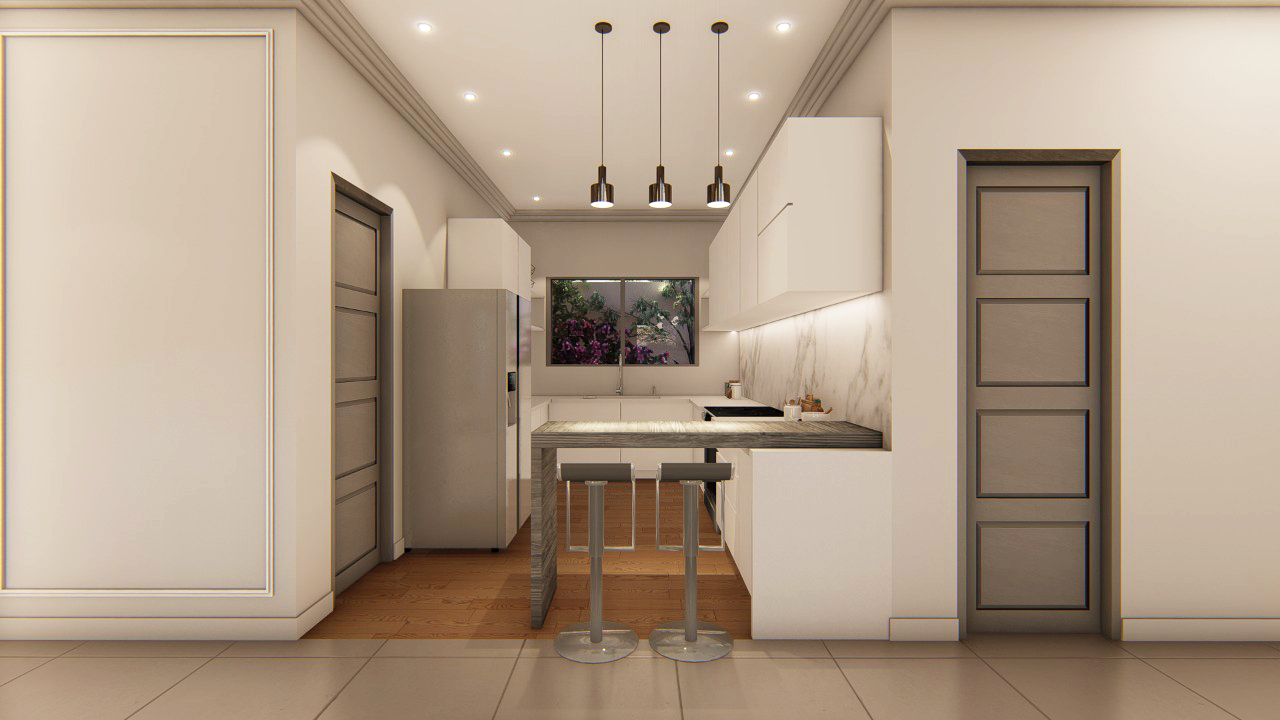 LIVING AND KITCHEN 室内设计丨CHOHAN'S CONSULTING GROUP-15