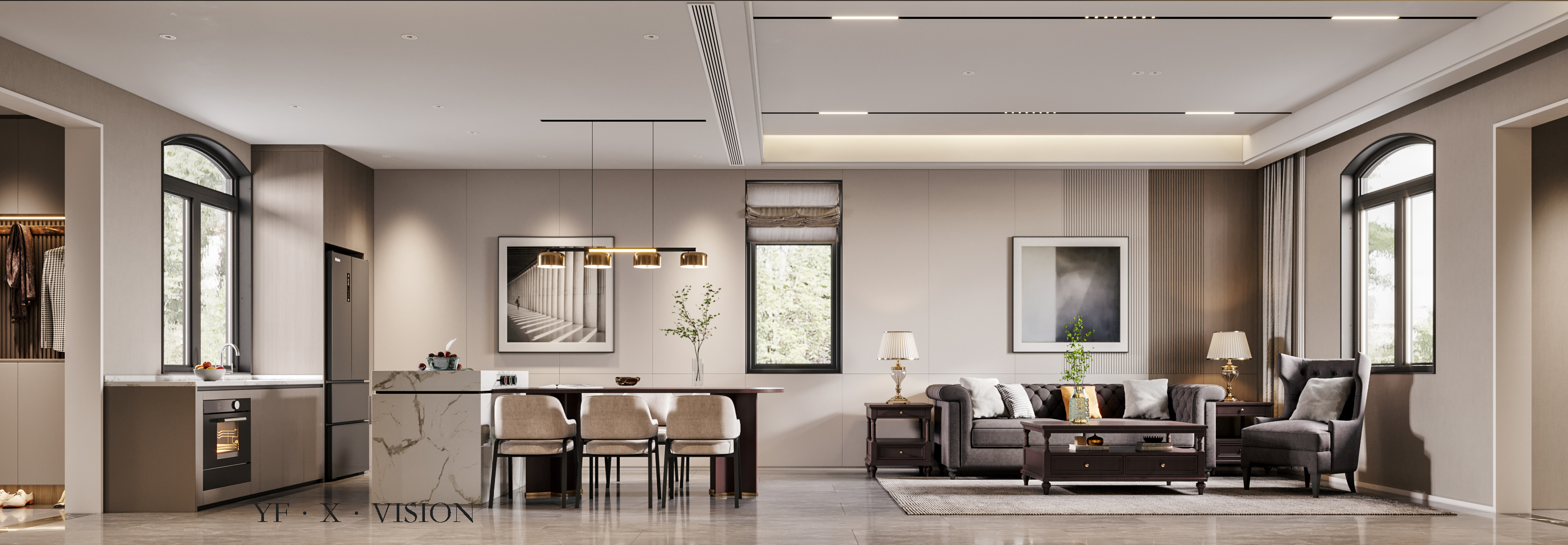 融合自然的光影空间丨某知名设计师-3