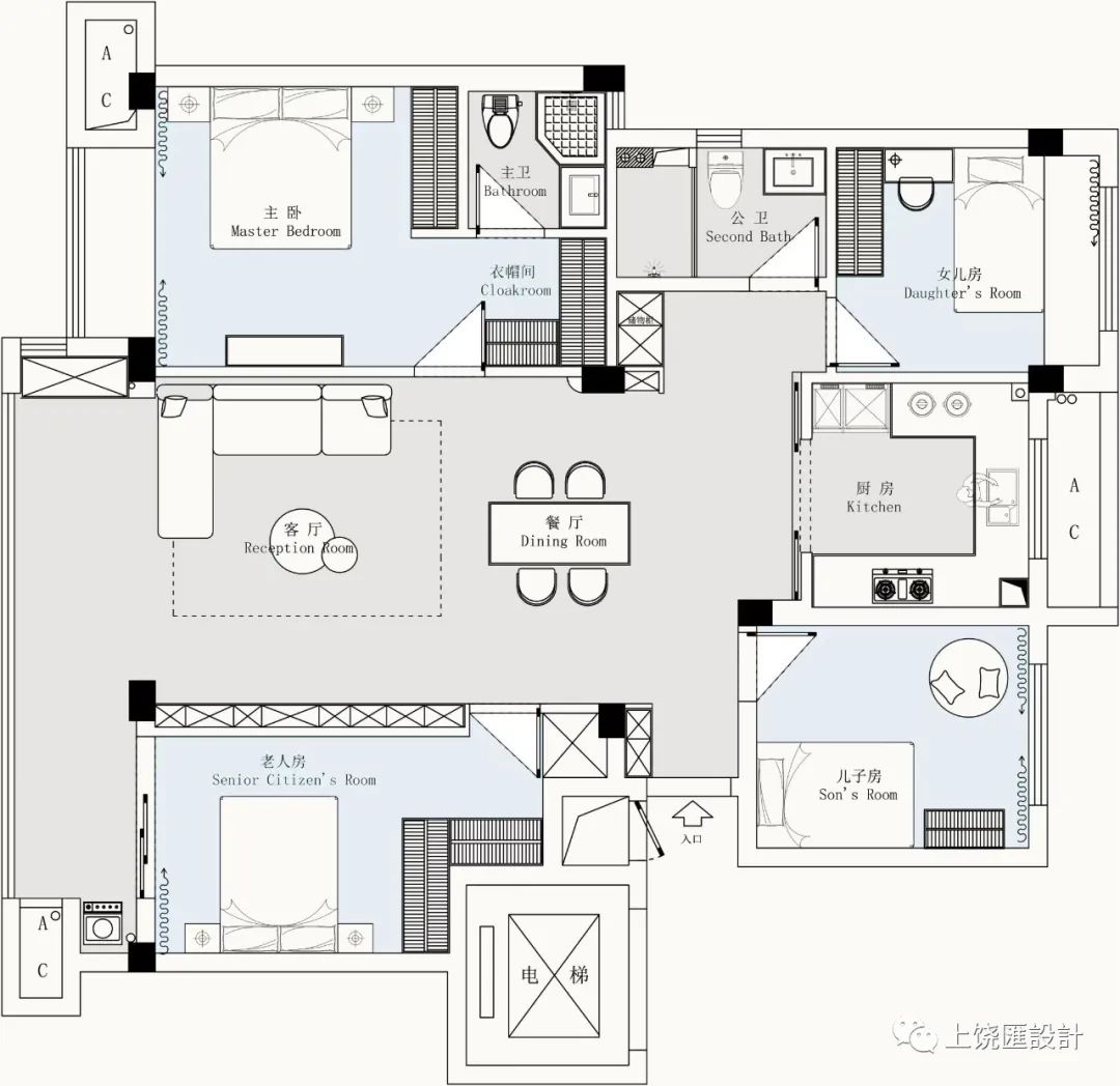 滨江棕榈·公园壹号原木极简设计丨红石空间设计-37