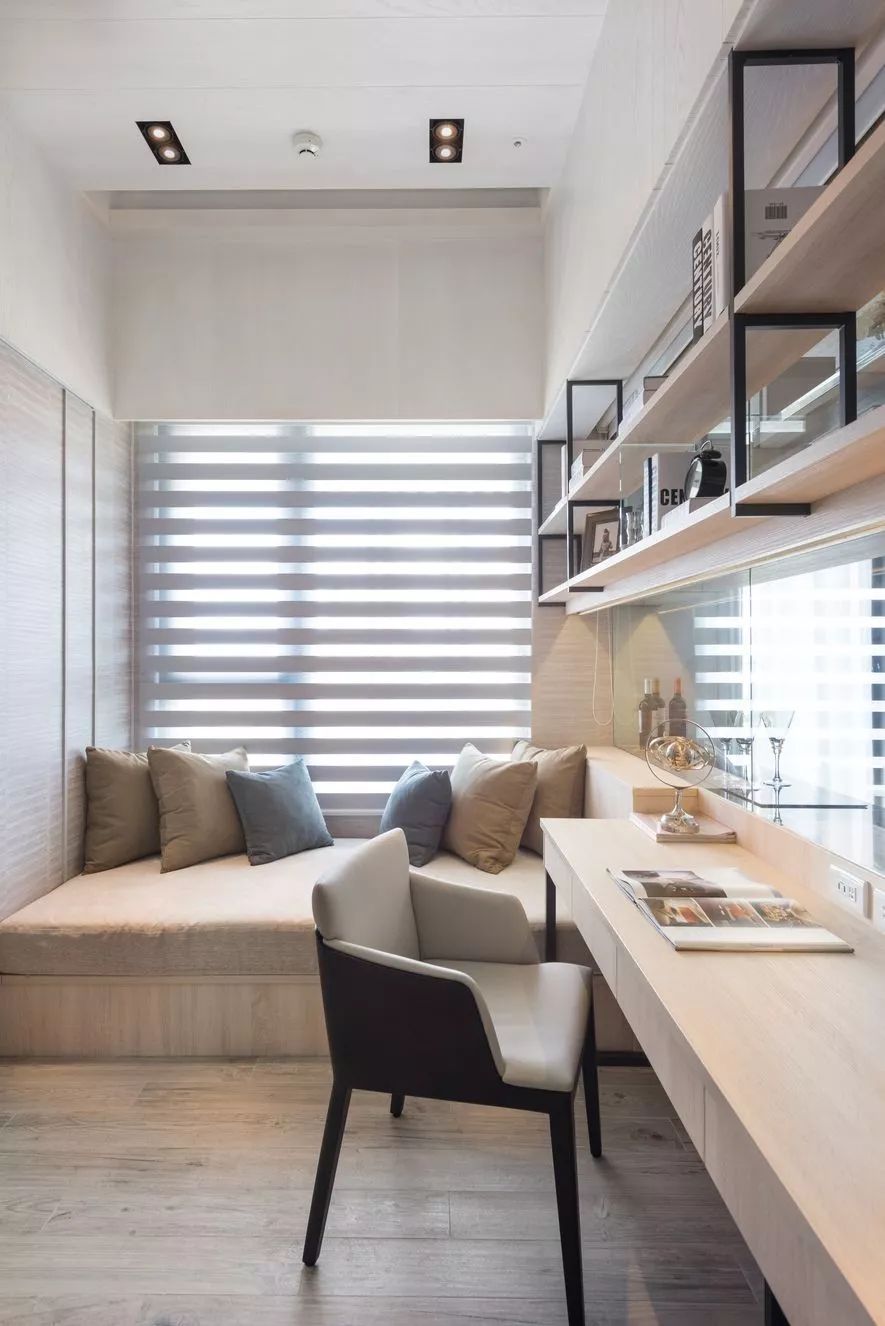 巧妙利用大理石和原木，小平米住宅也能住出大感觉！-14