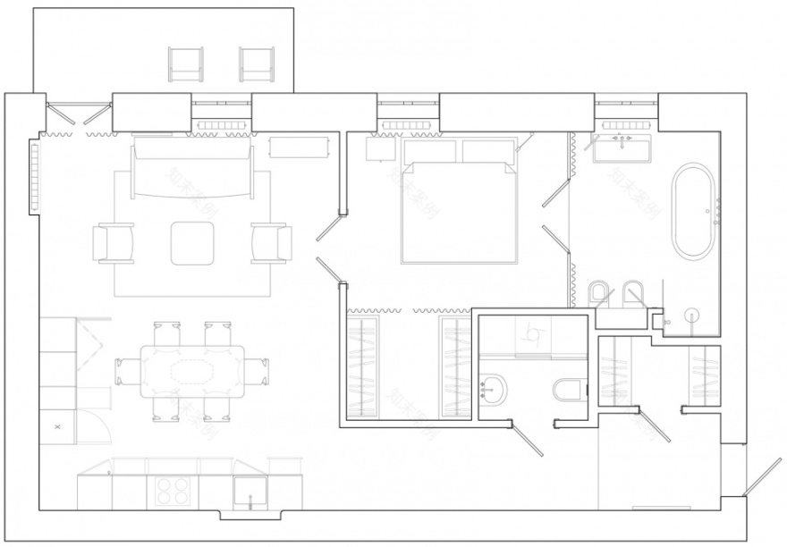 基辅 SEMEREY 公寓 | 复古巴黎风设计惊艳翻新-26