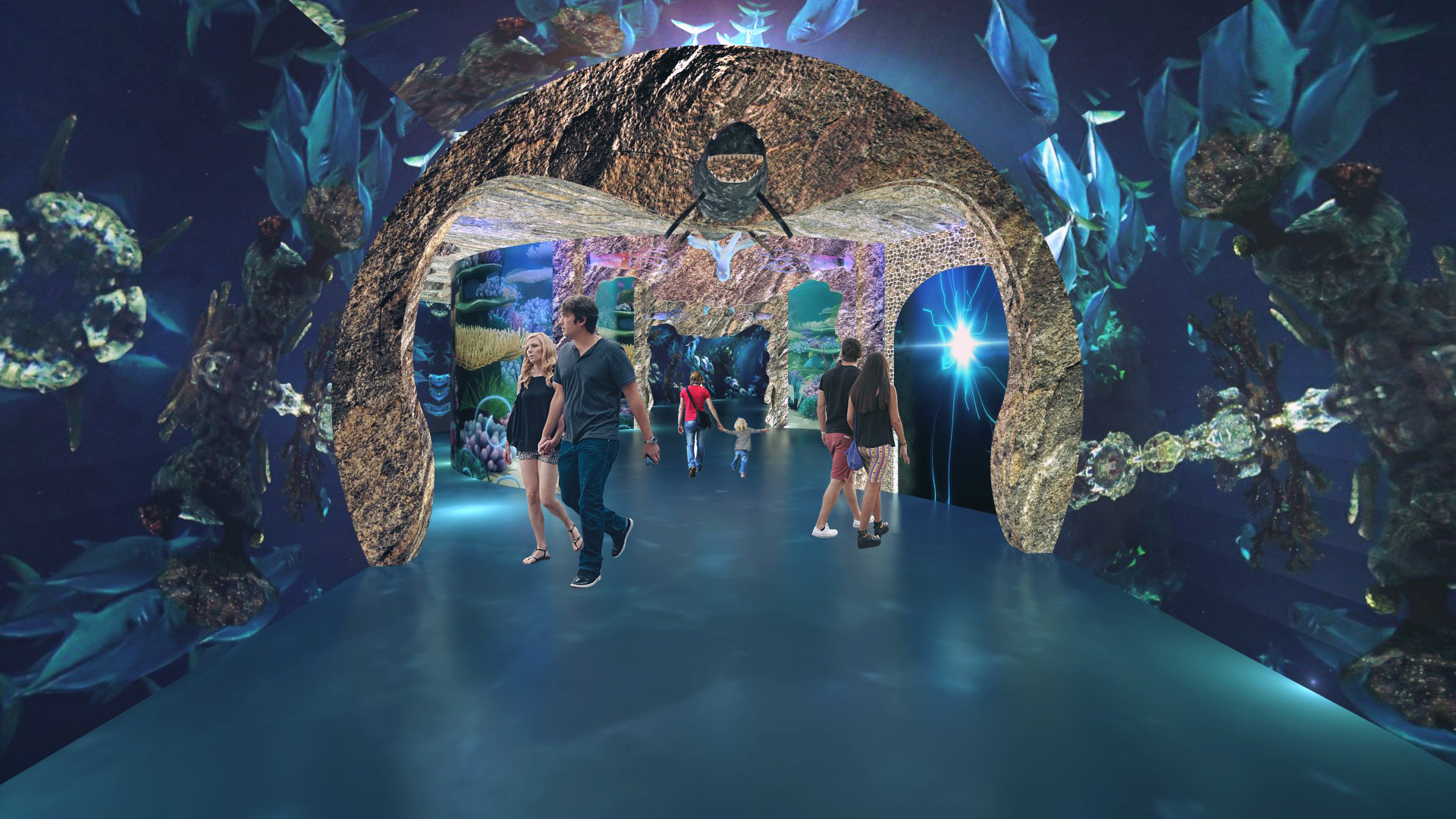 Aquarium and indoor entertainment design in China-13