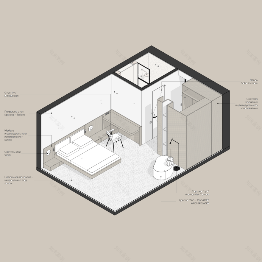 白色公寓丨俄罗斯莫斯科丨ZIZEWSKI ARCHITECTS-46