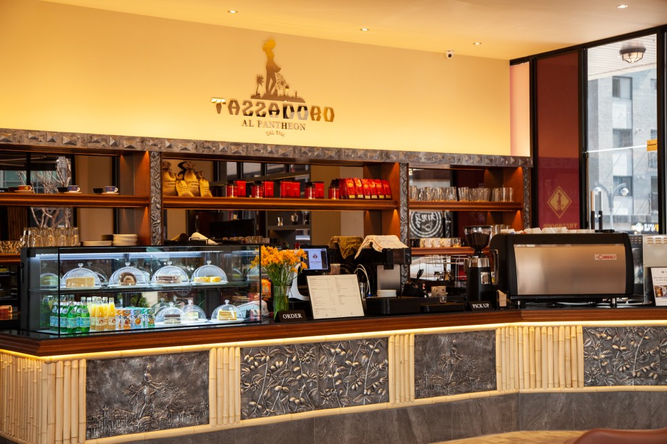 40 平现代艺术咖啡厅，诠释精致空间美学-4