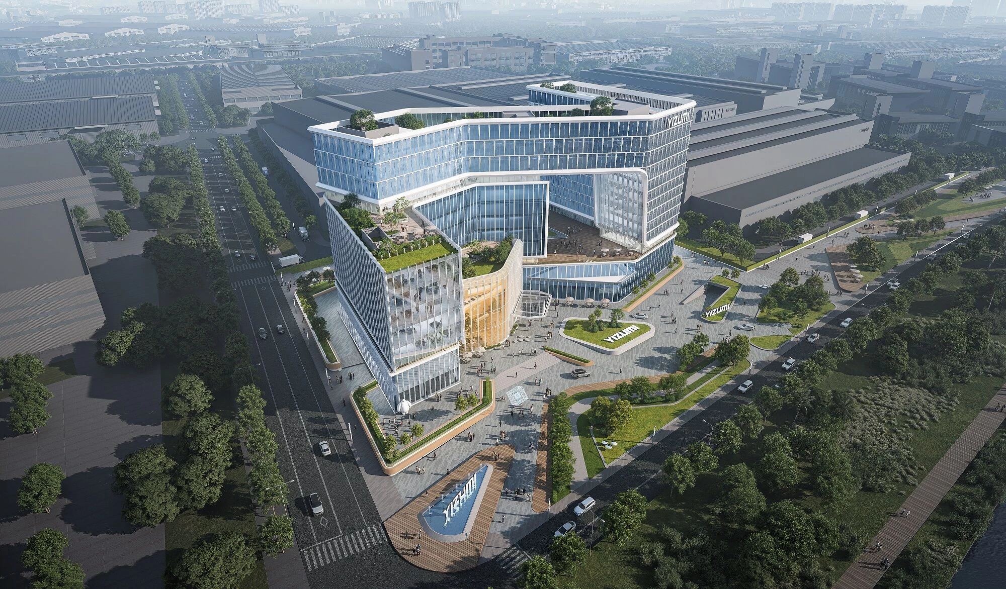 伊之密全球总部丨中国佛山丨Aedas-15