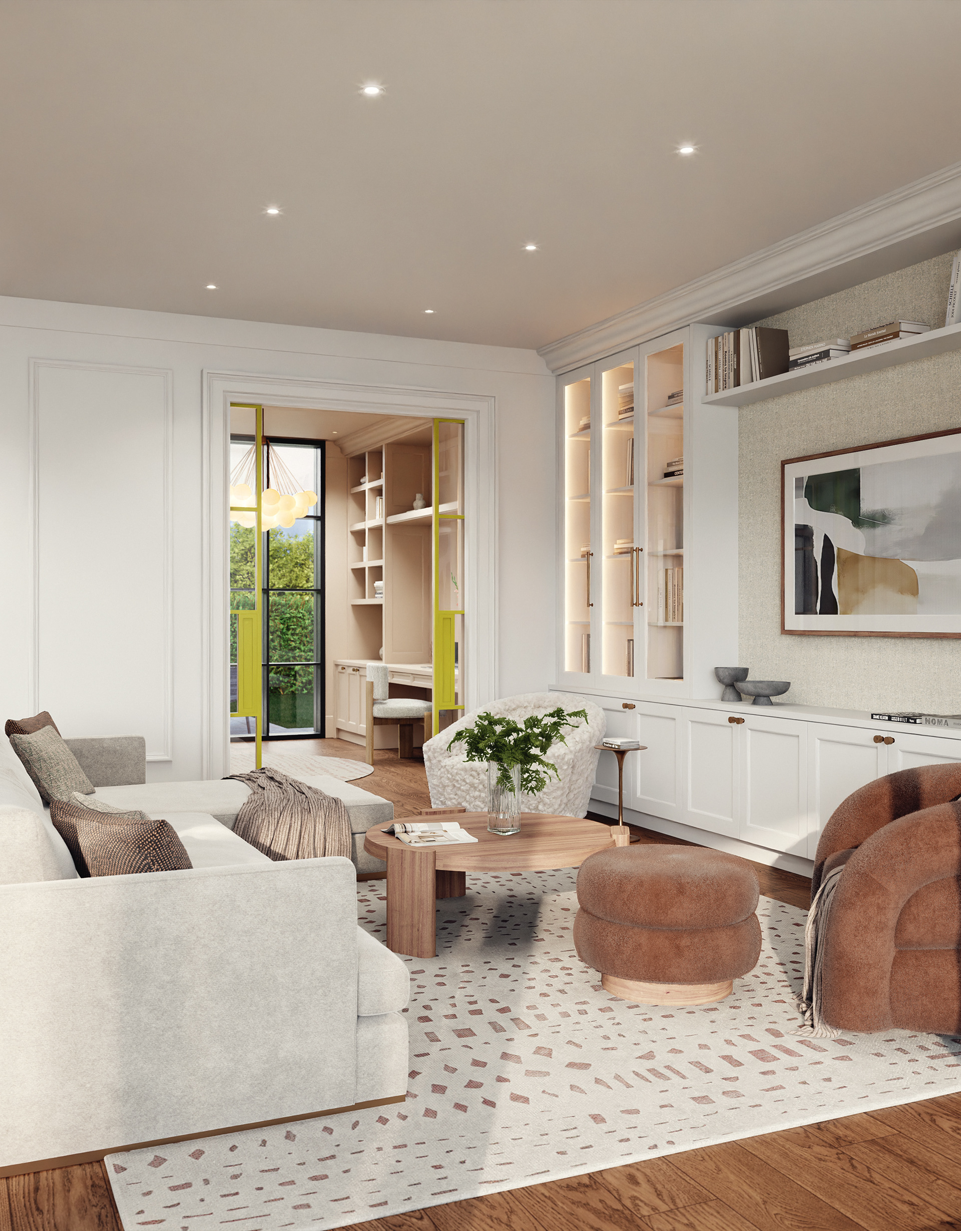 住宅室内装饰（注：这里interior常见理解为室内装饰、内部装修等意思，结合Residential House，这样翻译比较符合语境） 丨Canada丨Base A Studio-11