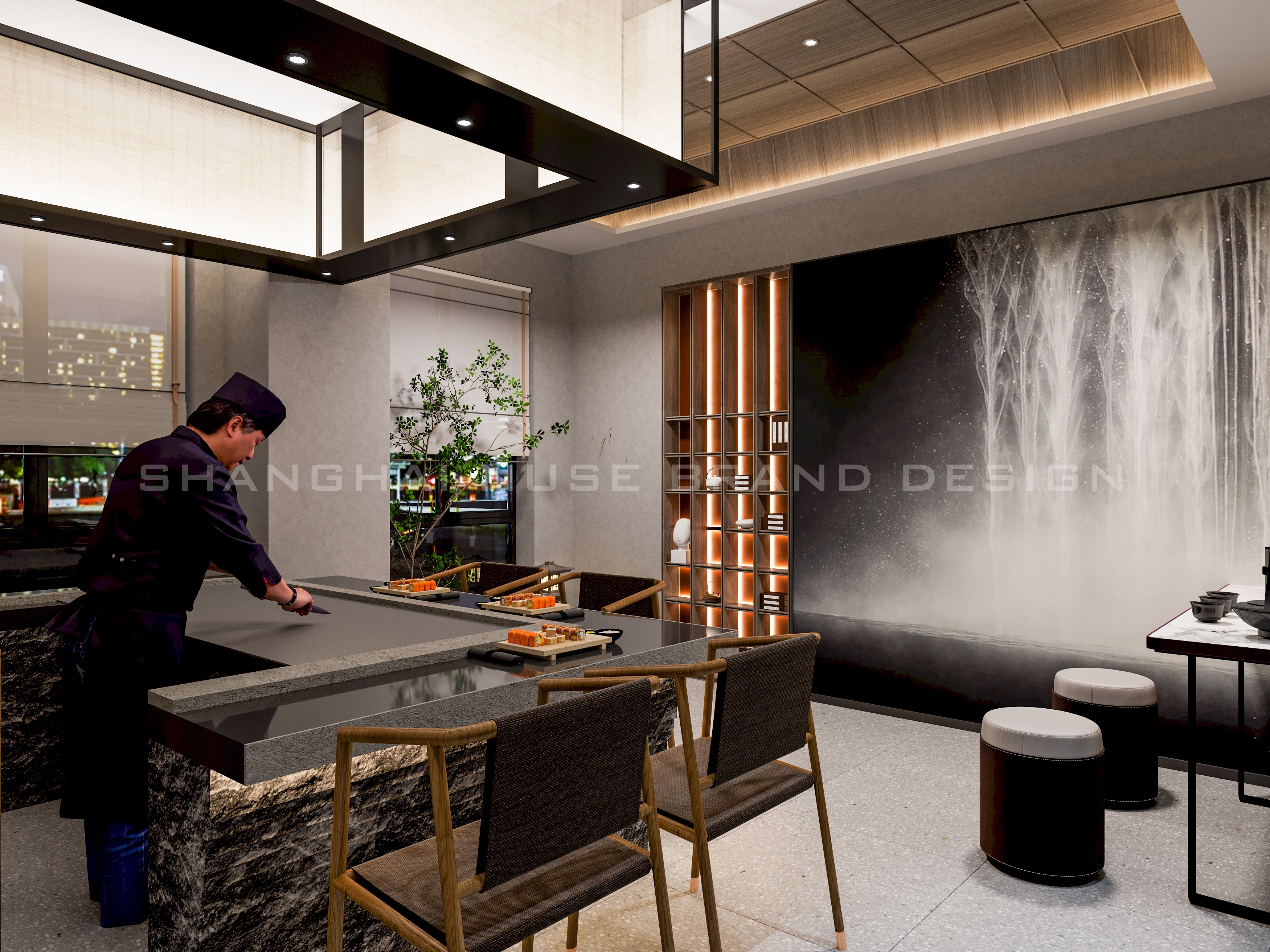 “老餐饮”变身潮酷国潮馆丨木村空间设计有限公司-41