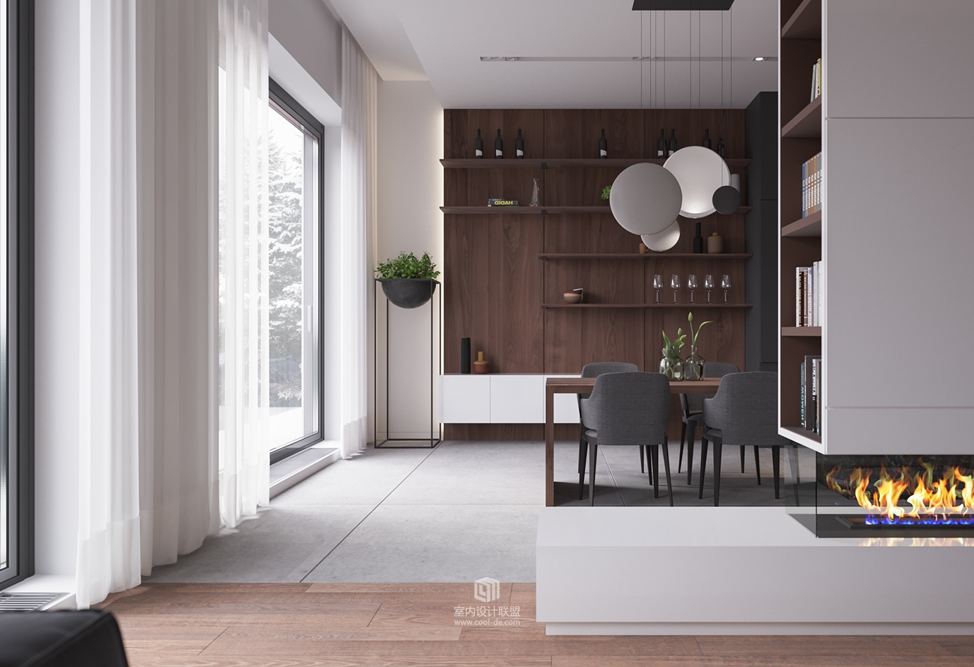 莫斯科150㎡现代公寓-4