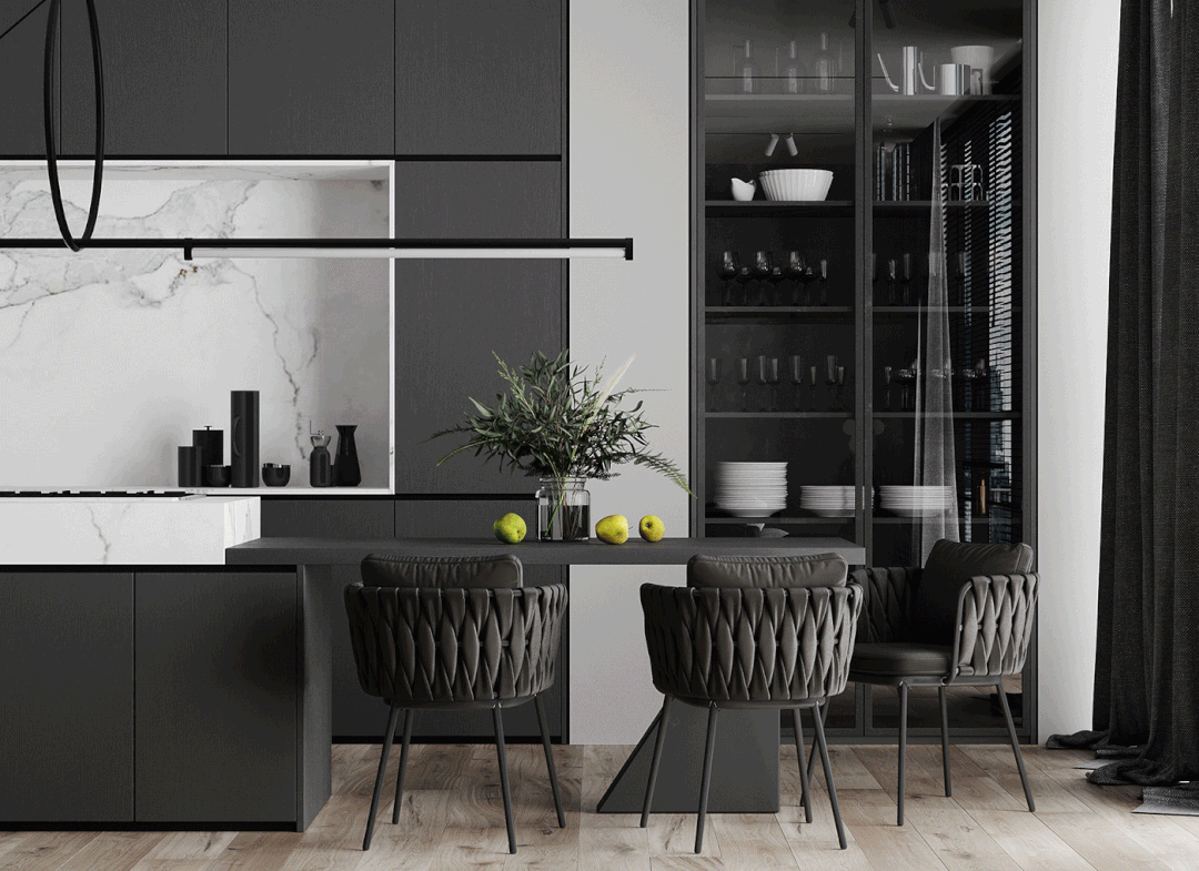 灰色简约空间,黑与白的都市艺术丨HPISD-24