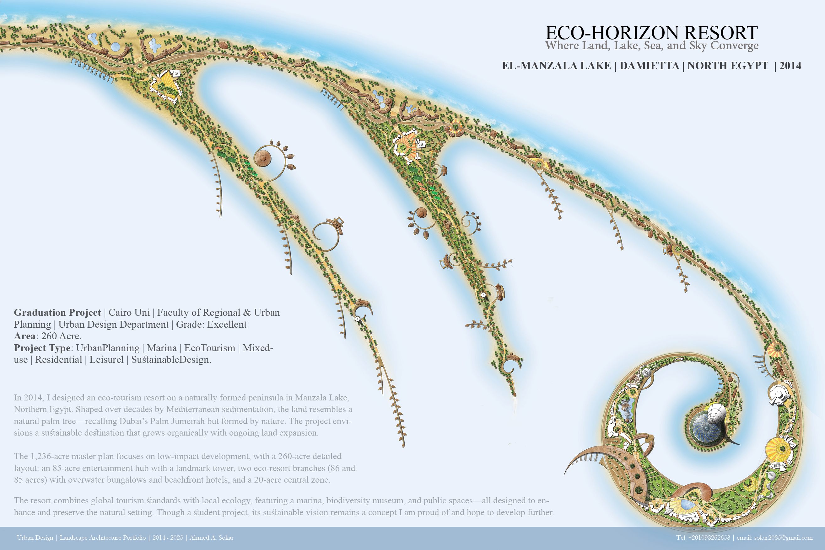 生态地平线度假村丨埃及丨开罗大学区域与城市规划学院城市设计系-10