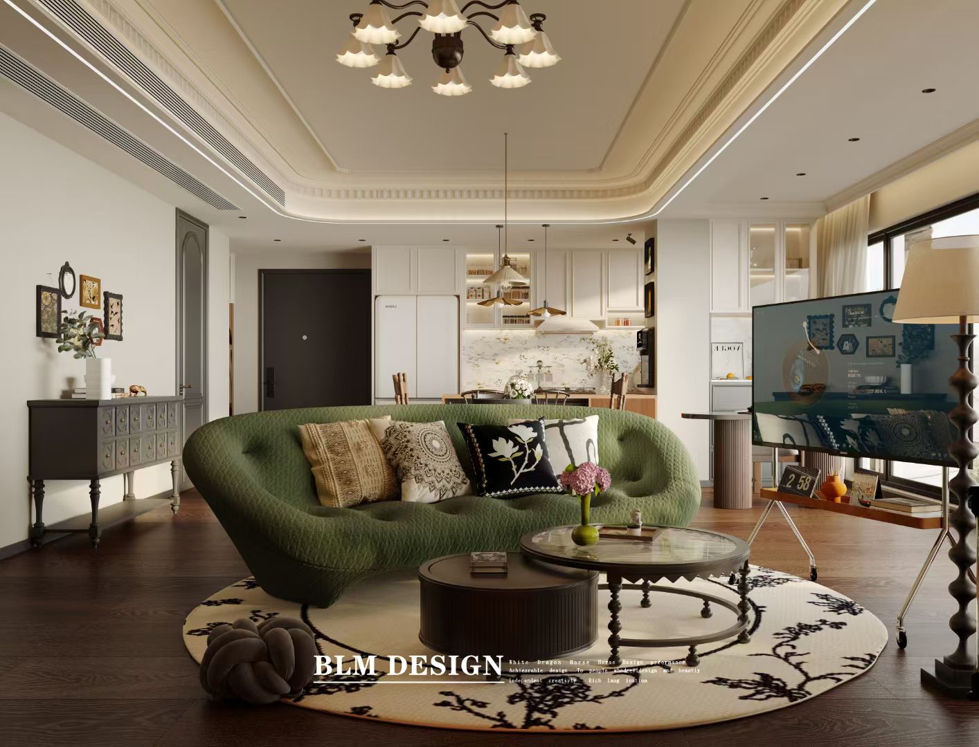 复古白龙马效果图设计制作-5